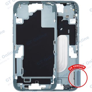 Châssis pour Apple iPhone 16 (version US, compatible premium, turquoise)