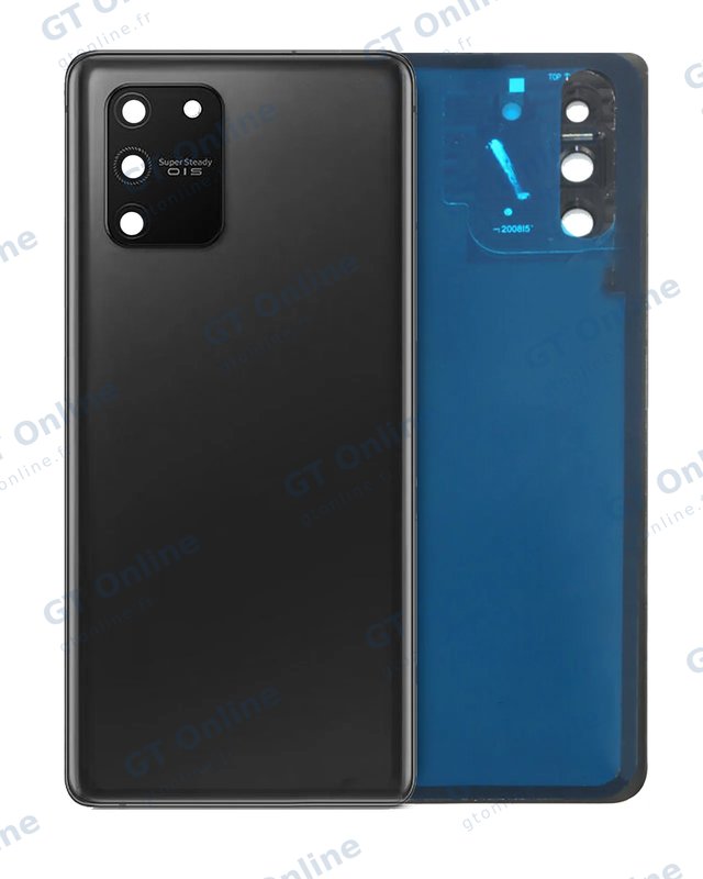 Vitre arrière pour Samsung Galaxy S10 Lite (pack service origine, Prism Black)