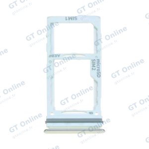 Tiroir Sim Premium Samsung Galaxy A52 5G A526/Galaxy A72 4G A725/Galaxy A72 5G A726/Galaxy A52 4G A525 — Blanc