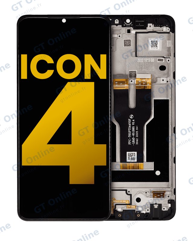 Écran LCD avec châssis pour Cricket Icon 4 (reconditionné, toutes couleurs)