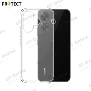 Coque Silicone Renforcée PROTECT pour Xiaomi Redmi 13 4G Transparent