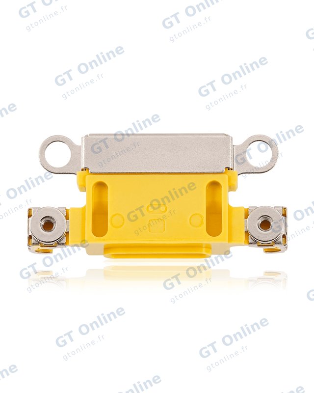 Connecteur de charge nu à souder pour Apple iPhone 14 / 14 Plus (jaune, lot de 10)