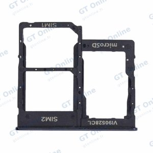 Tiroir Sim Premium Samsung Galaxy A40 A405 Noir