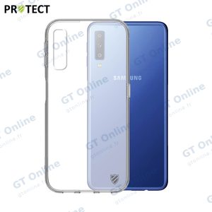 Coque Silicone PROTECT pour Samsung Galaxy A7 2018 A750 Transparent