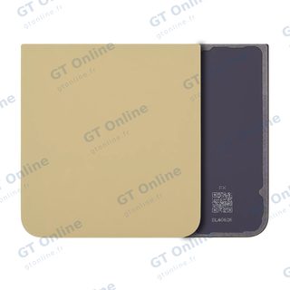 Vitre arrière pour Samsung Galaxy Z Flip 6 5G (pack service origine, jaune)