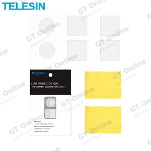 Film de Protection TELESIN OA-FLM-003 pour DJI Action 2 Dual-Screen Combo (4x Écran + 2x Lentille) OA-FLM-003
