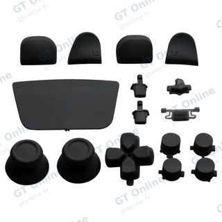 Pièce console de jeu pour Sony PlayStation 5 (lot de 16, noir minuit)