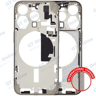 Châssis pour Apple iPhone 15 Pro (version EU, origine d'occasion — grade B, Natural Titanium)