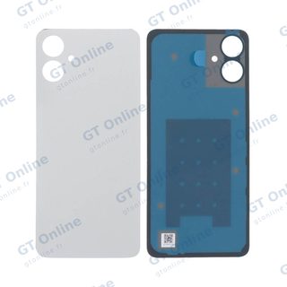 Vitre arrière pour Samsung Galaxy A06 5G (A066 / 2025) (sans logo, compatible, gris)