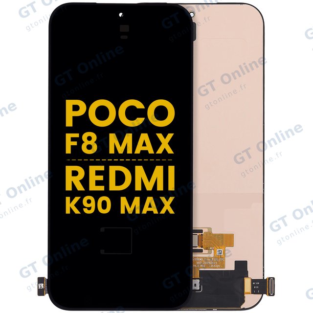 Écran OLED sans châssis pour Xiaomi Poco F8 Max / Redmi K90 Max (reconditionné, toutes couleurs)