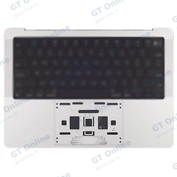 Châssis supérieur avec batterie et clavier ISO turc Q pour Apple MacBook Pro 14" A3434 (2025) (origine, argent)