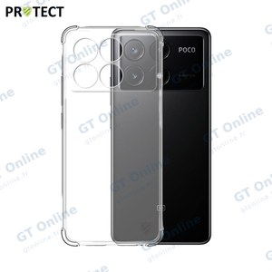 Coque Silicone Renforcée PROTECT pour Xiaomi Poco X6 Pro 5G Transparent