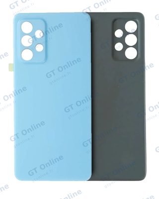 Vitre arrière pour Samsung Galaxy A52 4G (A525 / 2021) (pack service origine, bleu Awesome)