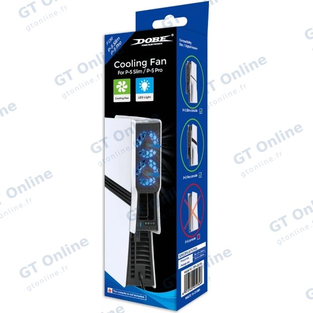 Ventilateur de refroidissement pour PlayStation 5 Pro / PS5 Slim DOBE TP5-35159