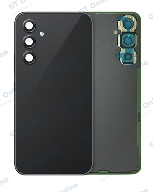 Capot arrière avec lentilles pour Samsung Galaxy A54 5G (A546 / 2023) (pack service origine, graphite) — vue 1