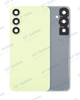 Vitre arrière pour Samsung Galaxy A55 5G (A556 / 2024) (sans logo, compatible premium, Lemon)