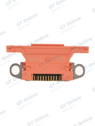Connecteur de charge nu à souder pour Apple iPhone XR (Coral, lot de 10)