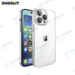 Coque de Protection Crystal Glass JMGOKIT pour Apple iPhone 12 Pro Argent