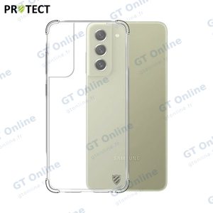 Pack de 10 Coques Silicone Renforcée PROTECT pour Samsung Galaxy S21 FE G990 Bulk Transparent