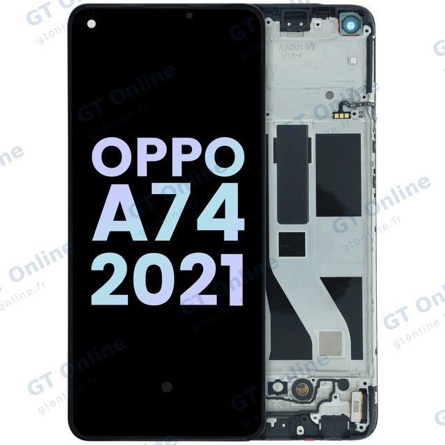Écran OLED avec châssis pour Oppo A74 4G (2021) (origine, toutes couleurs)