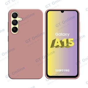 Coque Silicone Compatible pour Samsung Galaxy A15 5G A156B (#17) Rose