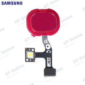 Lecteur Empreinte Original Samsung Galaxy M31 M315 GH96-13405C Rouge