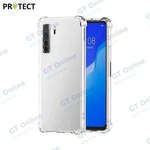 Coque Silicone Renforcée PROTECT pour Huawei P40 Lite 5G Transparent