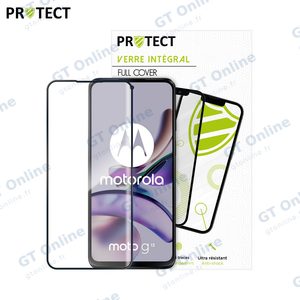 Verre Trempé Intégral PROTECT pour Motorola Moto G13 Noir — vue 2