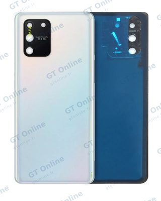 Vitre arrière pour Samsung Galaxy S10 Lite (pack service origine, blanc Prism)