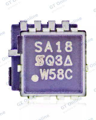 Transistor MOSFET de processeur pour Apple MacBook Air 11" / 13" A1465 / A1466 (2013-2017) (High: SISA18DN: 30V / DS)