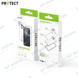 Pack de Protection Coque + Protection Lentille + Verre Trempé PROTECT pour Apple iPhone 15 Plus Transparent — vue 4