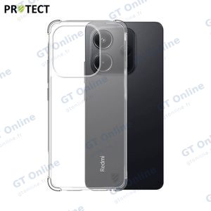 Coque Silicone Renforcée PROTECT pour Xiaomi Redmi Note 14 4G Transparent