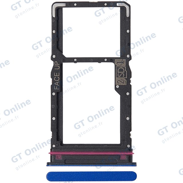 Tiroir SIM pour Motorola Moto G37 Power (XT2625 / 2026) (Navy Blue)