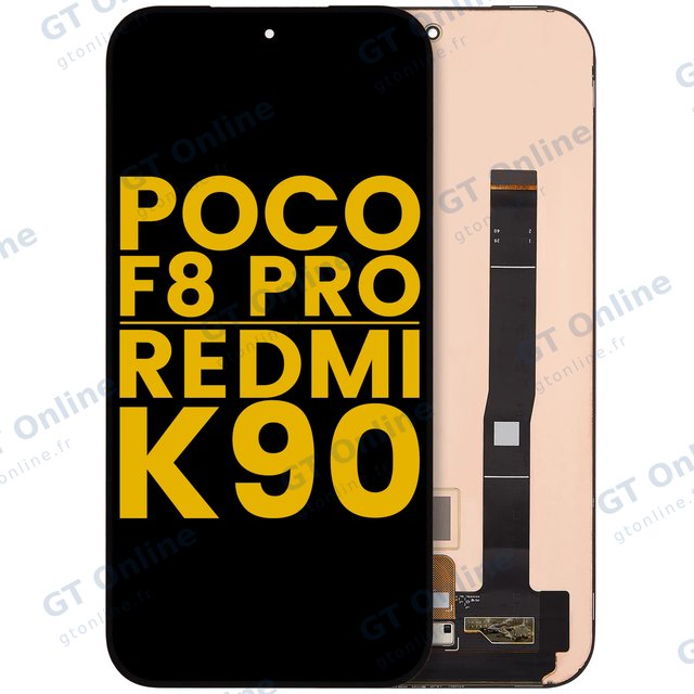 Écran OLED sans châssis pour Xiaomi Poco F8 Pro / Redmi K90 (reconditionné, toutes couleurs)