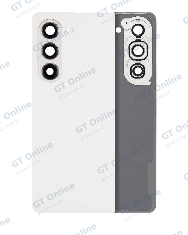 Vitre arrière pour Samsung Galaxy Z Fold 5 (pack service origine, Cream)