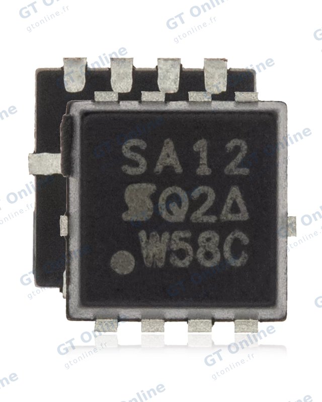 Transistor MOSFET de processeur pour Apple MacBook Air 11" / 13" A1465 / A1466 (2013-2017) (Low: SISA12DN: N-Channel / D-S)