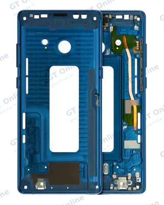 Châssis pour Samsung Galaxy Note 8 (avec petits composants, bleu Deep Sea)