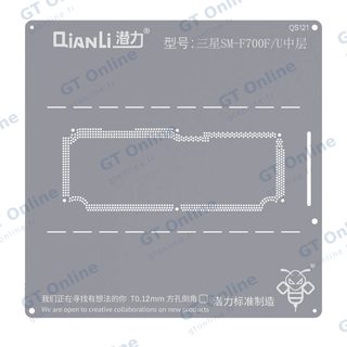 Pochoir de rebillage Qianli Bumblebee QS121 pour Samsung SM-F700F/U (couche intermédiaire)