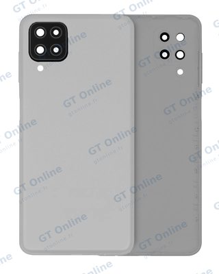Vitre arrière pour Samsung Galaxy A12 (A125 / 2020) (pack service origine, blanc)