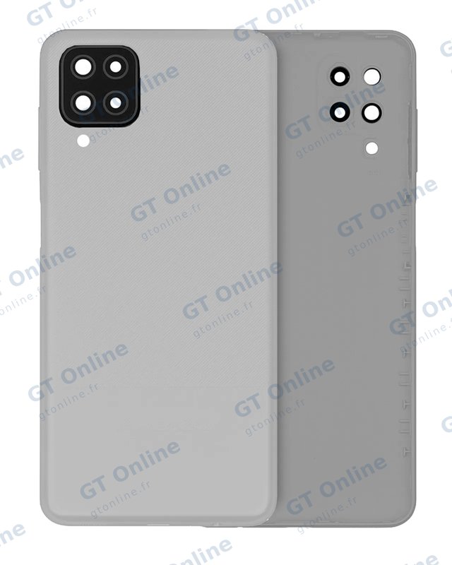 Vitre arrière pour Samsung Galaxy A12 (A125 / 2020) (pack service origine, blanc)