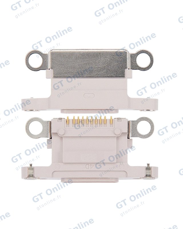 Connecteur de charge nu à souder pour Apple iPhone 13 / 13 Mini (rose, lot de 10)