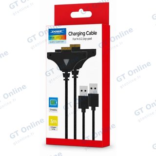Câble de charge pour Joy-Con Nintendo Switch 2 DOBE TNS-51110 — noir