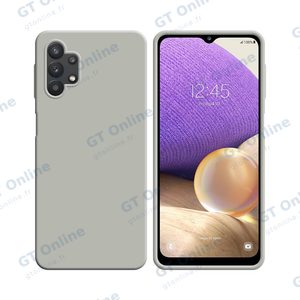 Coque Silicone Compatible pour Samsung Galaxy A32 5G A326 (#9) Blanc