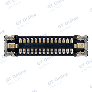 Connecteur FPC d’écouteur interne, capteurs de proximité et lumière, et microphone à souder pour Apple iPhone XS / XS Max (J4600: 28 Pin)