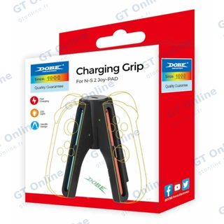 Station de charge pour 4 manettes Joy-Con Nintendo Switch 2 DOBE TNS-3156 — noir