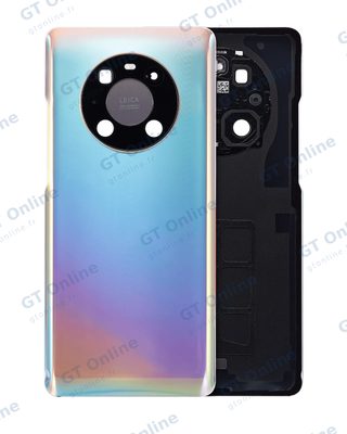 Vitre arrière pour Huawei Mate 40 Pro (argent Mystic)