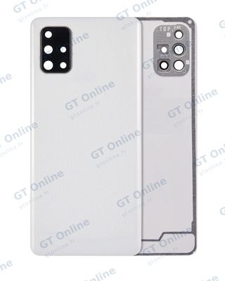 Vitre arrière pour Samsung Galaxy A71 (A715 / 2020) (compatible premium, Prism Crush Silver)
