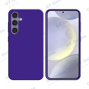 Coque Silicone Compatible pour Samsung Galaxy S24 Plus 5G S926 (#7) Mauve