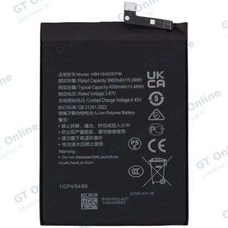 Batterie pour Honor X8 / X30i (HB416492EFW)