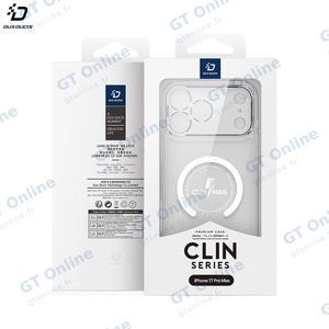 Coque de Protection MagSafe Clin Mag Dux Ducis pour Apple iPhone 17 Pro Max Transparent — vue 4